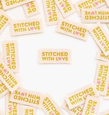 Sarah Hearts Stitched With Love Woven Label