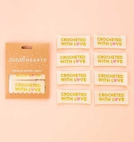 Crocheted With Love Woven Label