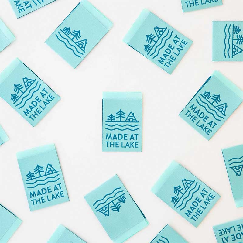 Sarah Hearts Made At The Lake Woven Label