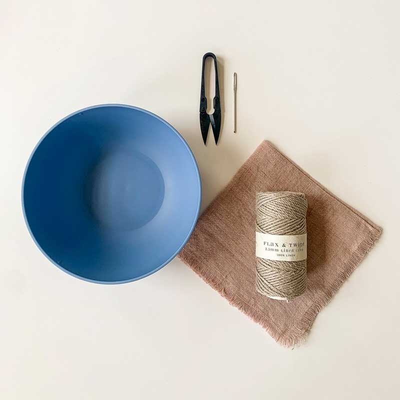 Flax & Twine Flax & Twine Adeline Linen Dish Kit