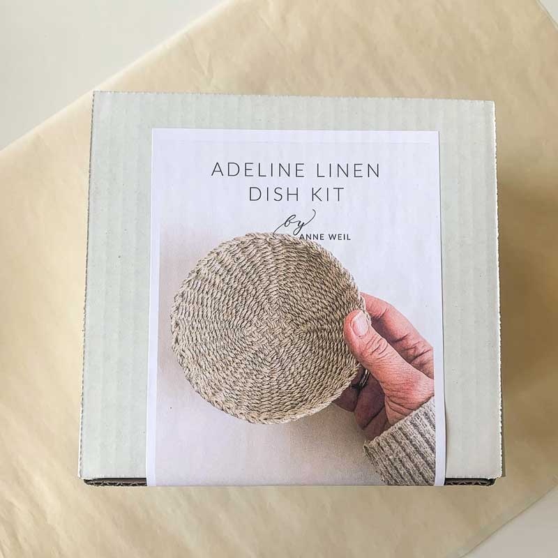 Flax & Twine Flax & Twine Adeline Linen Dish Kit