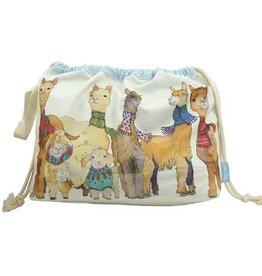 Emma Ball Alpaca & Friends Drawstring Bag