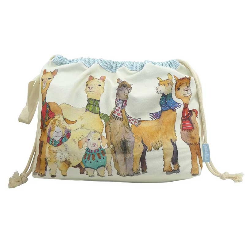 Emma Ball Emma Ball Alpaca & Friends Drawstring Bag