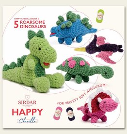 Sirdar Happy Chenille Book 5 - Roarsome Dinosaurs