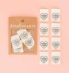 Sarah Hearts Thanks I Made It Heart Organic Cotton