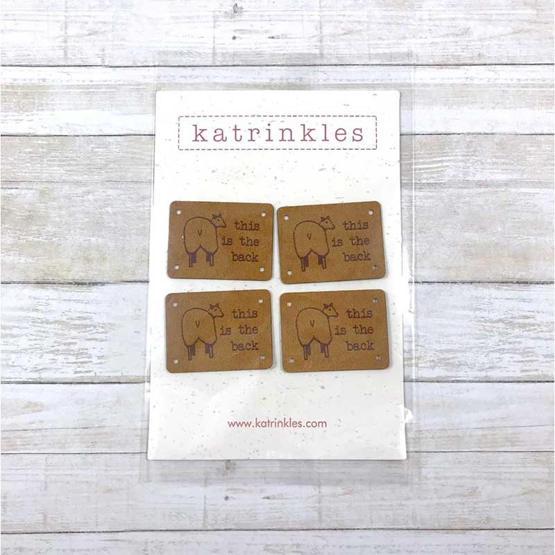 Katrinkles Katrinkles  Faux Suede Backside Tags