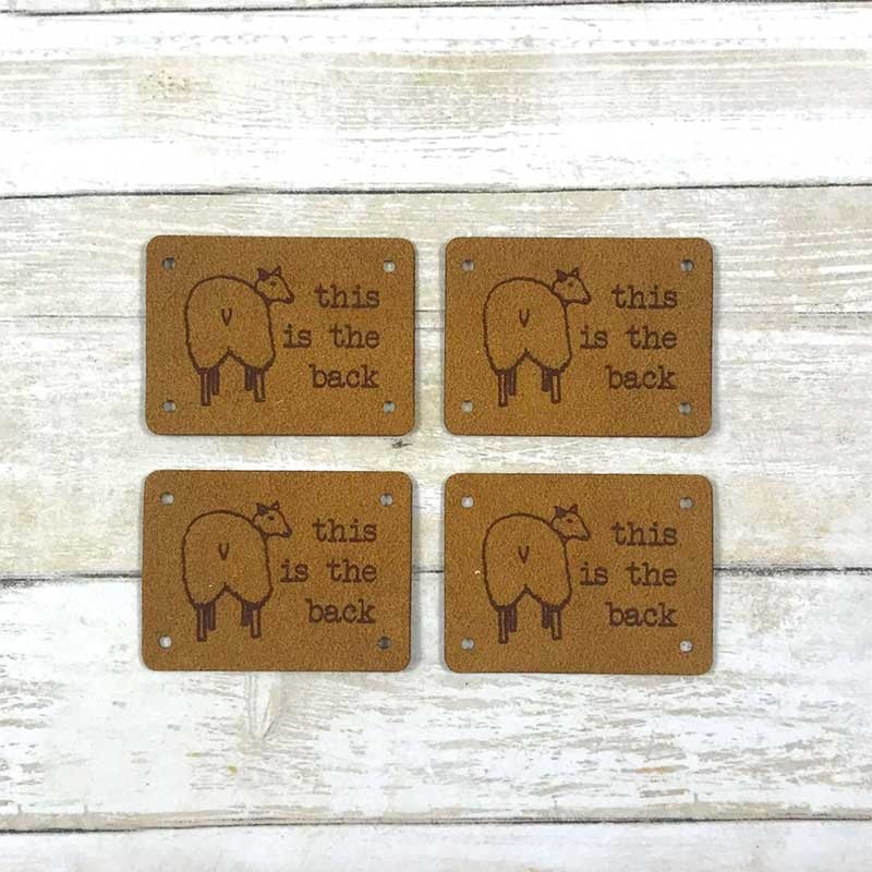 Katrinkles Katrinkles  Faux Suede Backside Tags