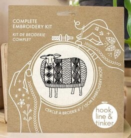 Hook, Line & Tinker Embroidery Complete Embroidery Kits