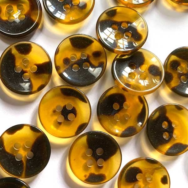 TGB5605 Imitation Tortoise Shell Sewing Buttons - 18mm