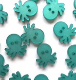 Textile Garden TGB2134 Blue Octopus Sewing Buttons - 15mm
