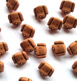 TGB3045 Brown Dog Sewing Buttons - 12mm