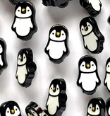 TGB4754 Black Penguin Sewing Buttons - 15mm