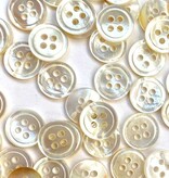 TGB5421 Natural Shell With Rim Sewing Buttons - 12mm