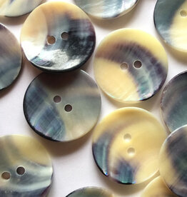TGB4275 Mussel Shell Sewing Buttons - 20mm