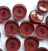 TGB3006 Rose Transparent Concave Sewing Buttons - 20mm