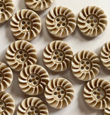Textile Garden TGB5683 Beige Flower Sewing Buttons - 15mm