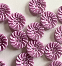 Textile Garden TGB5680 Glossy Light Mauve Flower Button 15mm