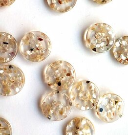 Textile Garden Transparent Clear Shell Chips 20mm
