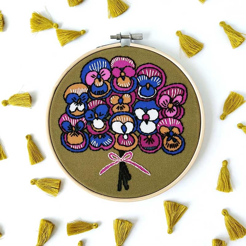 Rikrack Embroidery Kit