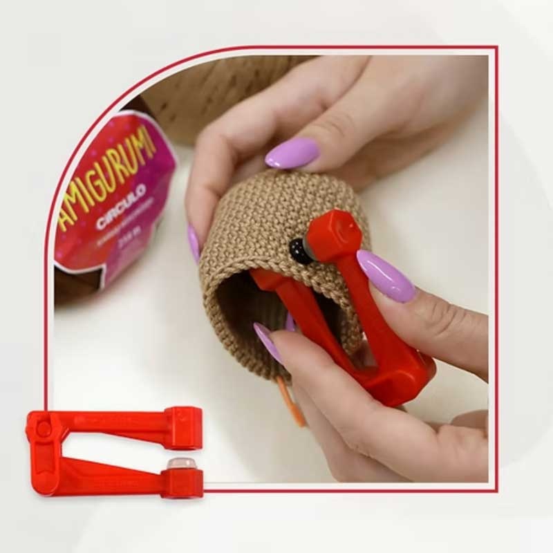 Safety Amigirumi Eye and Nose Applicator