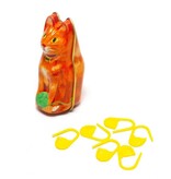Degen Degen Orange Cat Tin - Stitch Markers