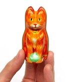 Degen Degen Orange Cat Tin - Stitch Markers