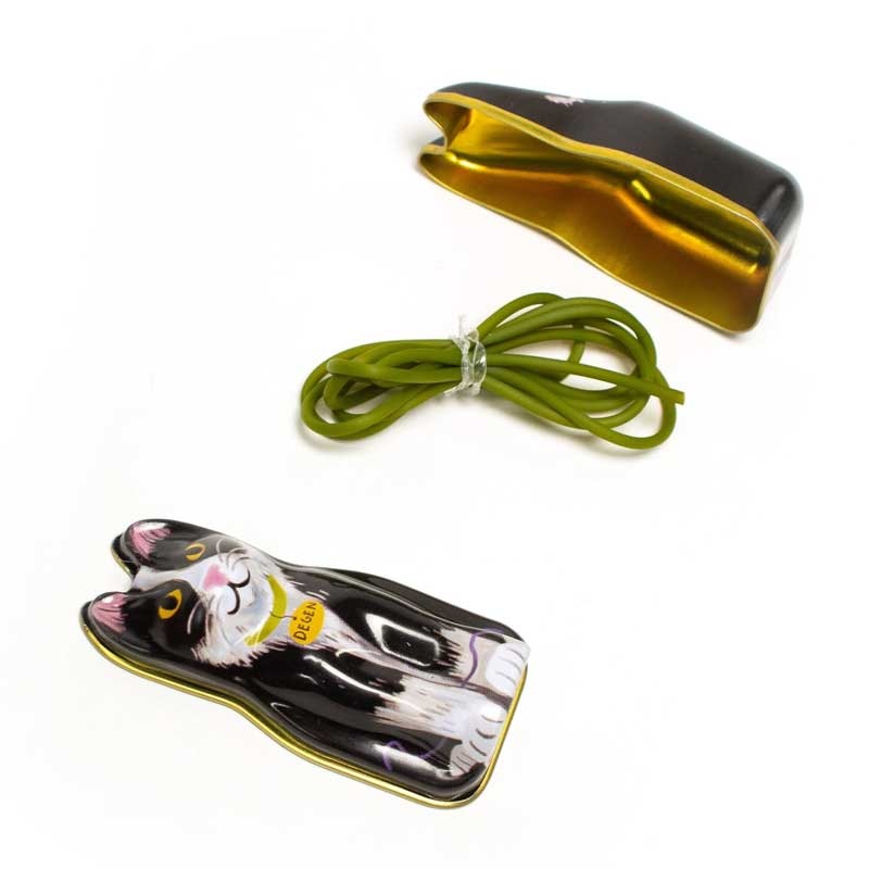 Degen Degen Black Cat Tin - Barber Cord