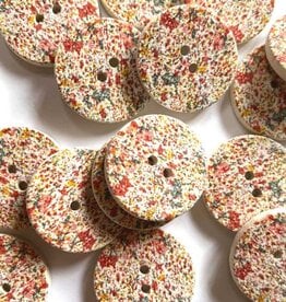 Textile Garden TGB5749 Pale With Pink, Yellow, Green Speckles 22mm