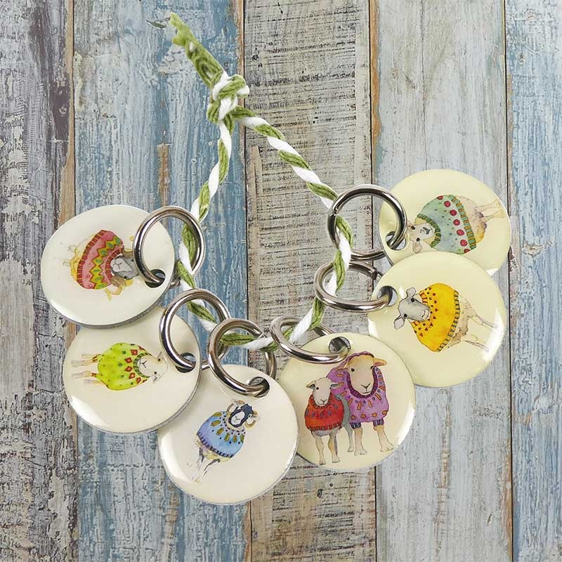 Emma Ball Emma Ball Sheep in Sweaters Stitch Markers