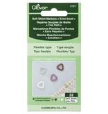 Clover Clover 3191 Soft Triangle Stitch Marker XS