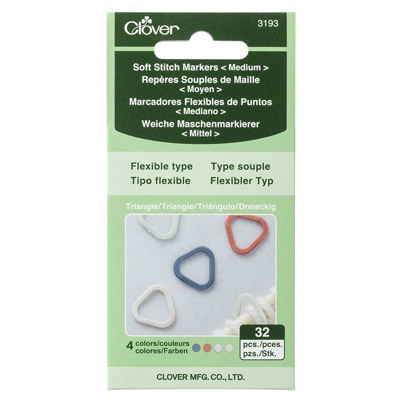 Clover Clover 3193 Soft Triangle Stitch Marker Medium