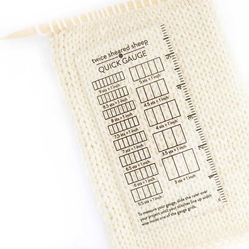 Twice Sheared Sheep Twice Sheared Sheep Quick Gauge Ruler