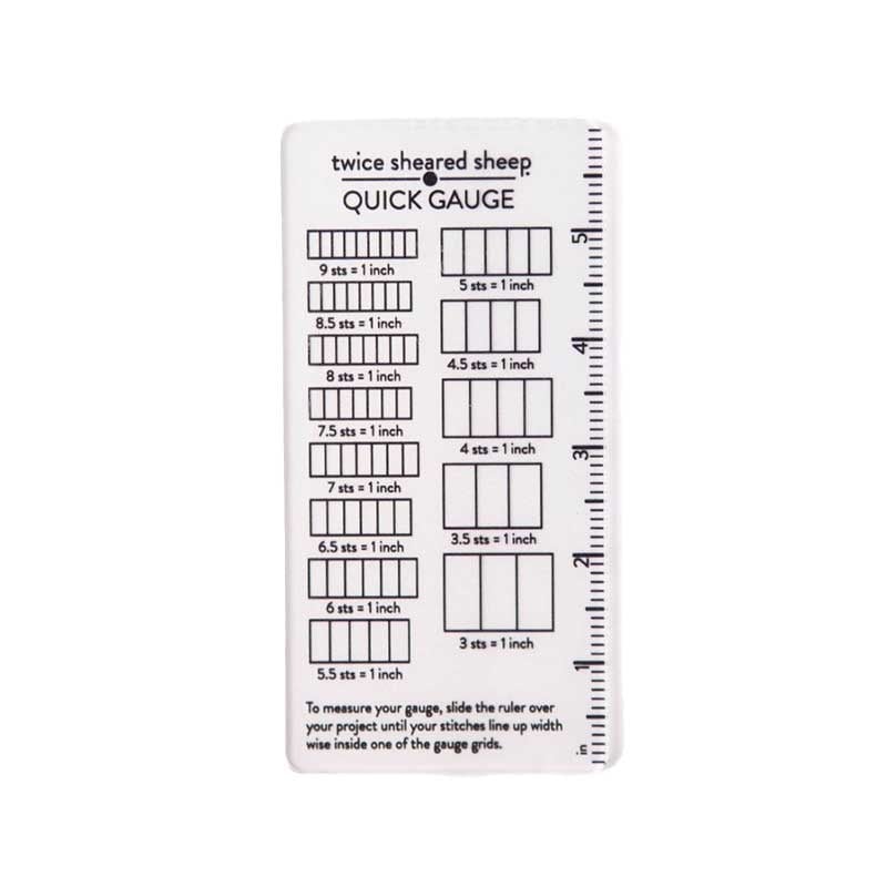 Twice Sheared Sheep Twice Sheared Sheep Quick Gauge Ruler