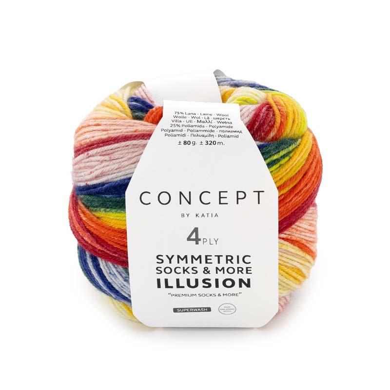 Katia Katia Symmetric Sock & More Illusion