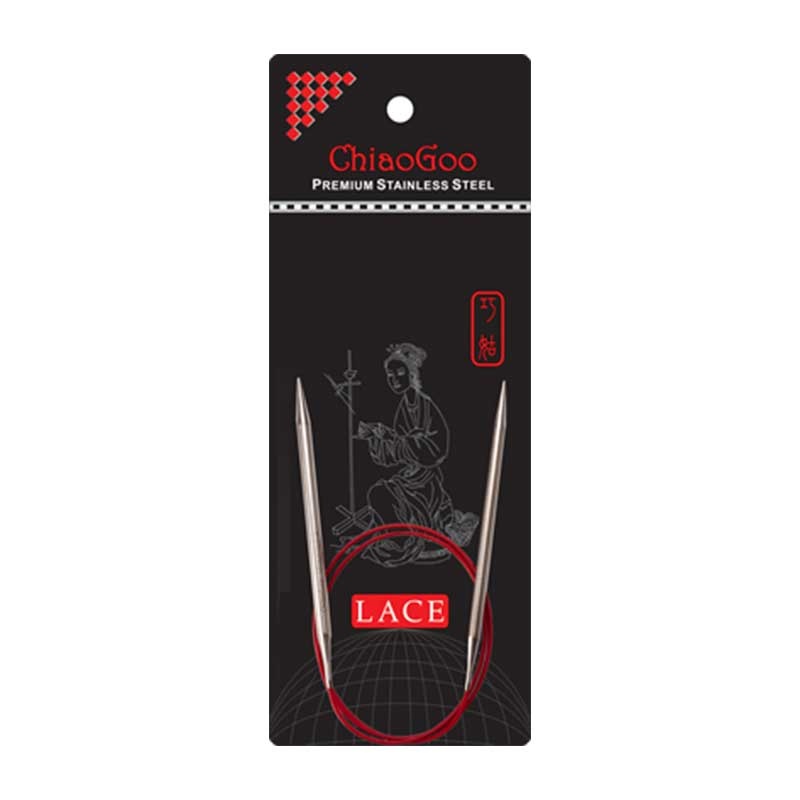 ChiaoGoo Red Lace Circular 32"