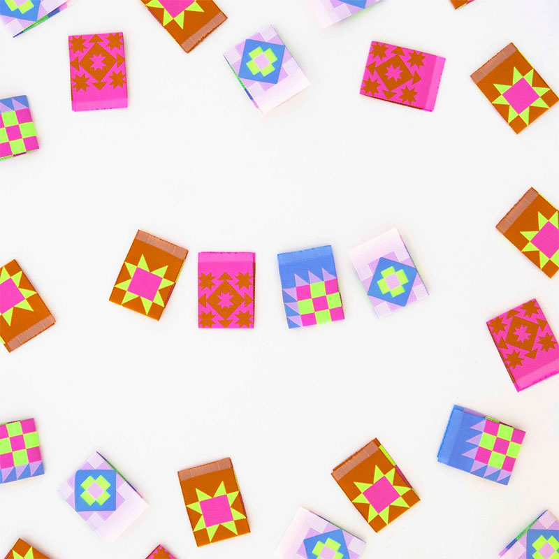 Sarah Hearts Then Came June Quilt Block Labels