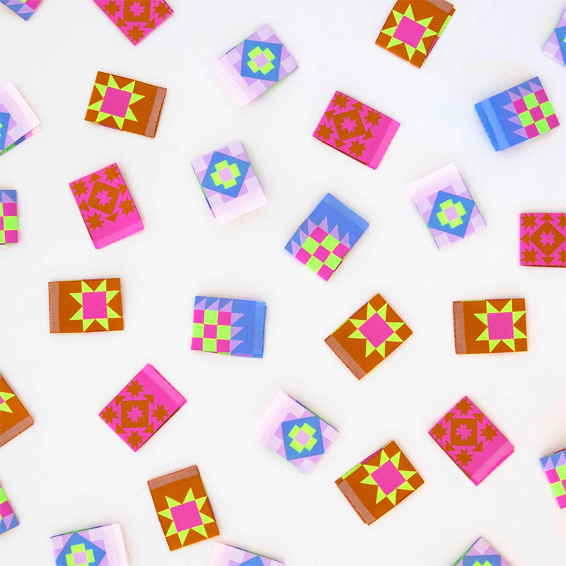 Sarah Hearts Then Came June Quilt Block Labels