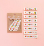 Sarah Hearts Handmade Woven Sewing Labels - Muted Colors