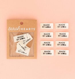 Sarah Hearts Made by Mom Organic Cotton Labels