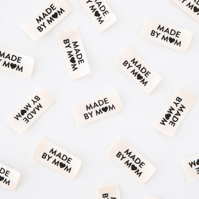 Sarah Hearts Made by Mom Organic Cotton Labels