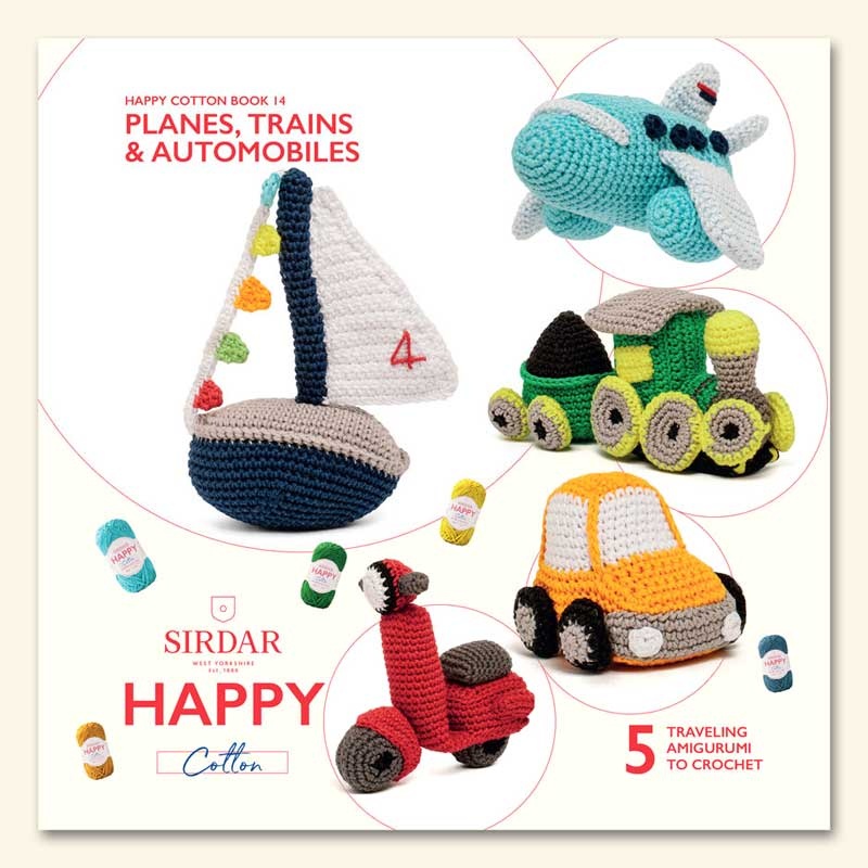 Sirdar Sirdar Happy Cotton Book 14 - Planes, Trains, Automobiles