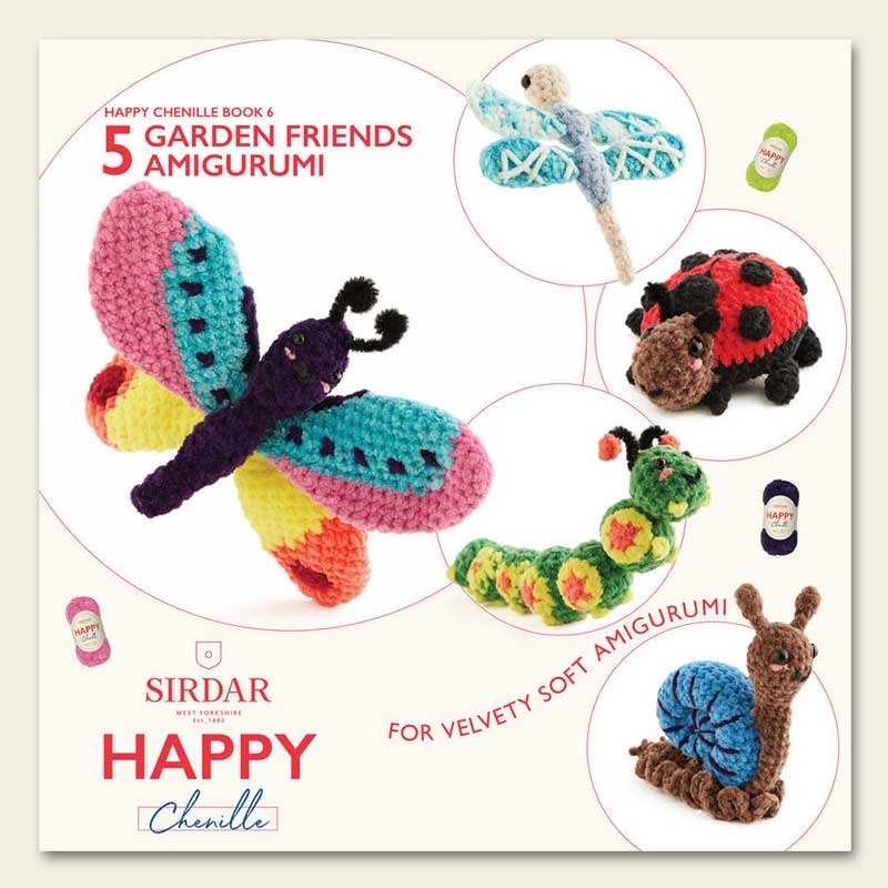Sirdar Sirdar Happy Chenille Book 6 - Garden Friends