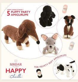 Sirdar Happy Chenille Book 7 - Puppy Party