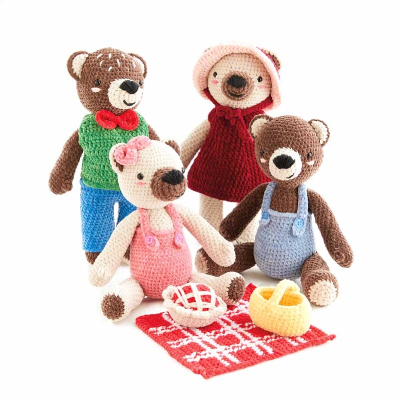 Sirdar Sirdar Happy Chenille Book 8 - Teddy Bears' Picnic