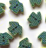 Textile Garden TGB2553 Green Blue Cardigan Button 18mm