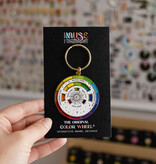 Gray Muse Gray Muse Color Wheel Enamel Keychain