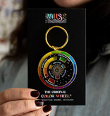 Gray Muse Gray Muse Color Wheel Enamel Keychain