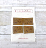 Katrinkles Katrinkles Faux Suede Backside Tags