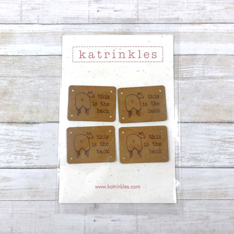Katrinkles Katrinkles Faux Suede Backside Tags