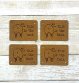 Katrinkles Katrinkles Faux Suede Backside Tags